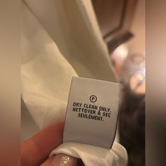 RW&CO Cream Textured Oversized Blazer • Minimalist Quiet Luxury Timeless M/L Fit - Picture 11 of 13